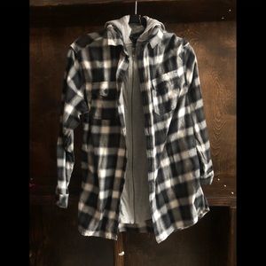 [ Next Direct ] boys double layer hooded zip up
